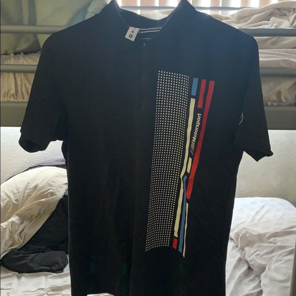 BMW MOTORSPORT X PUMA ZIP UP POLO SHIRT